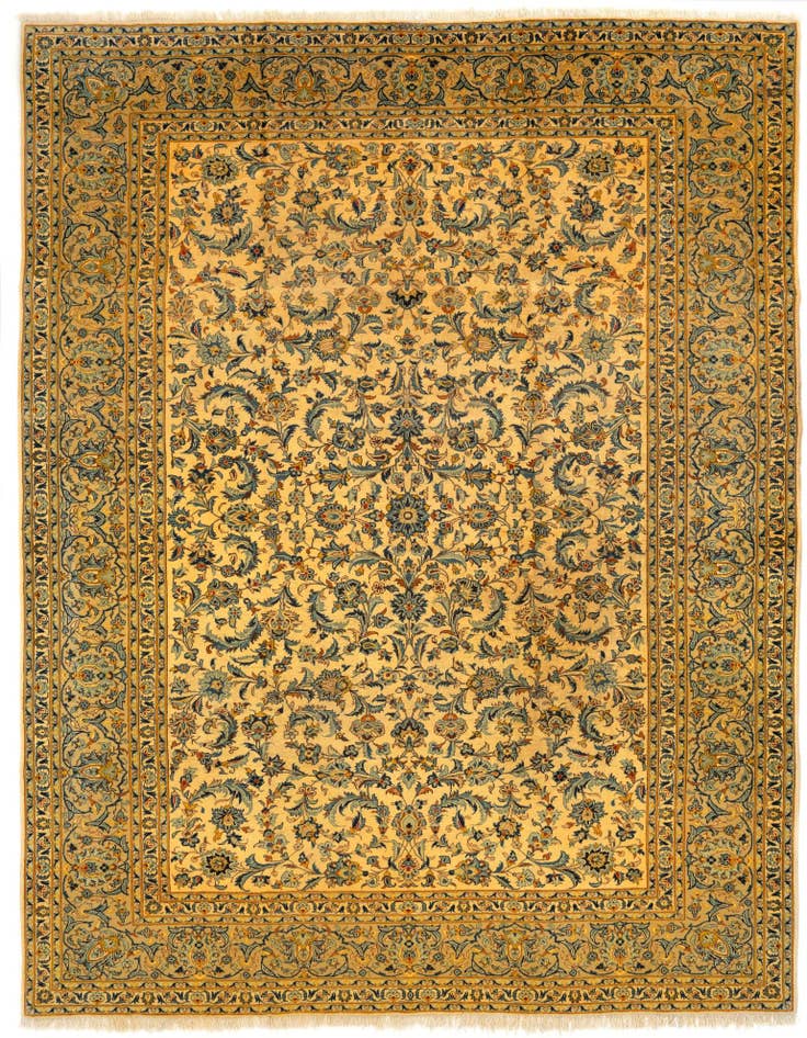 Detail image of 9' 11 x 13' 1 Hand Knotted Tabriz Persian Wool Rug