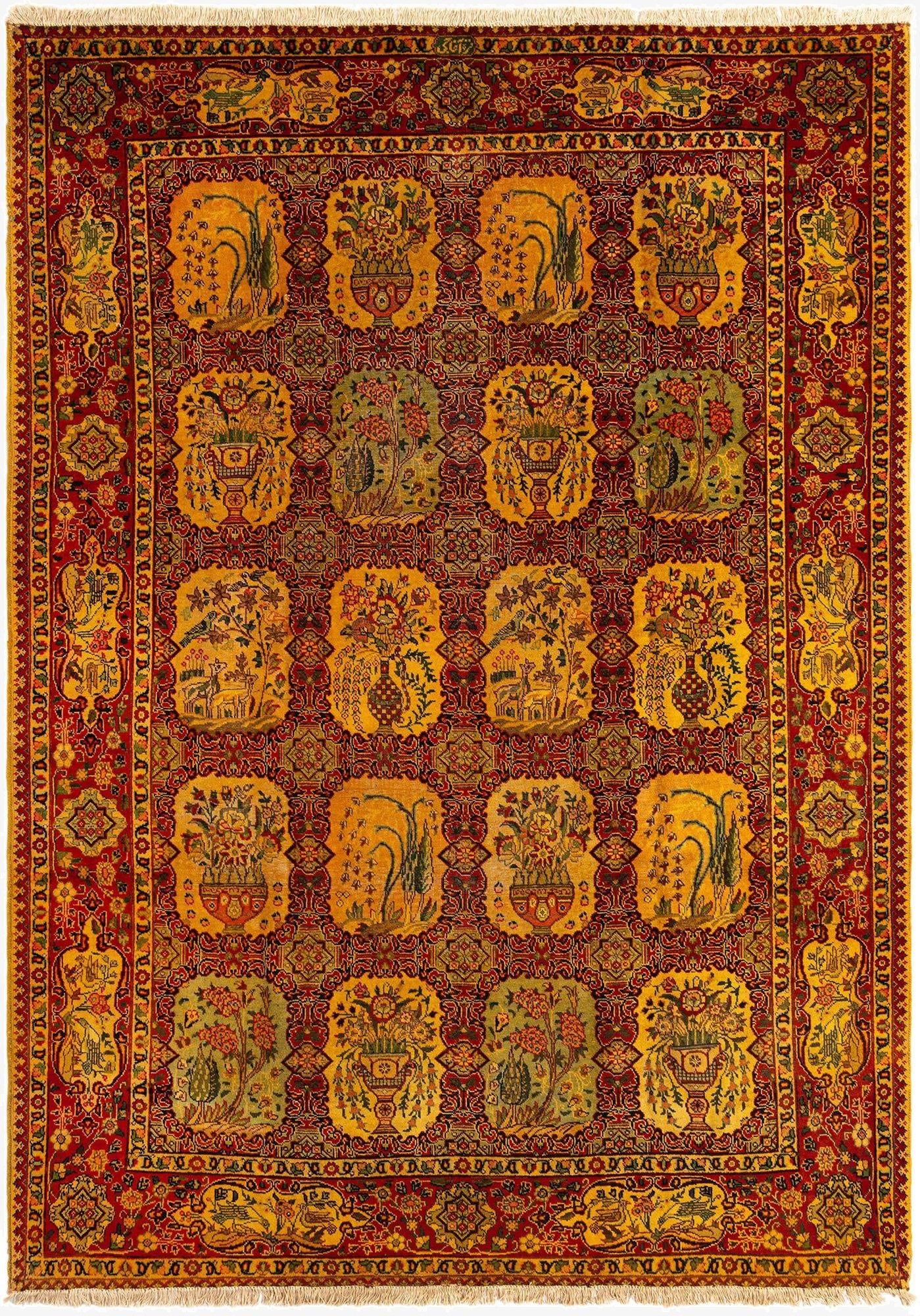 8' x 11' 1 Tabriz Wool Rug