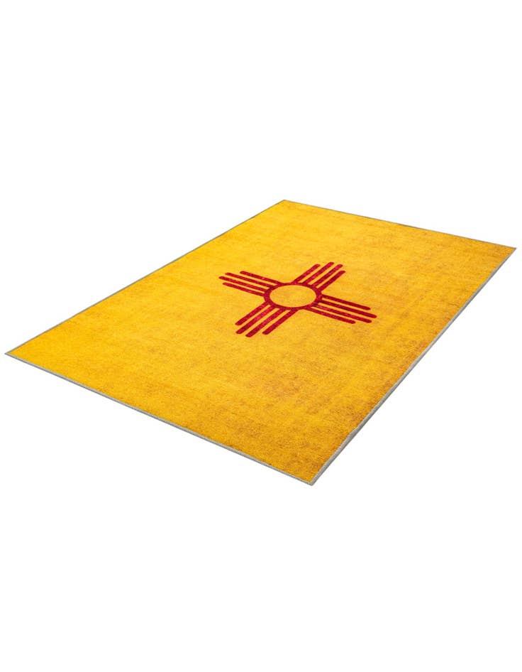 Detail image of 4' x 6' New Mexico The Flag Collection Rug