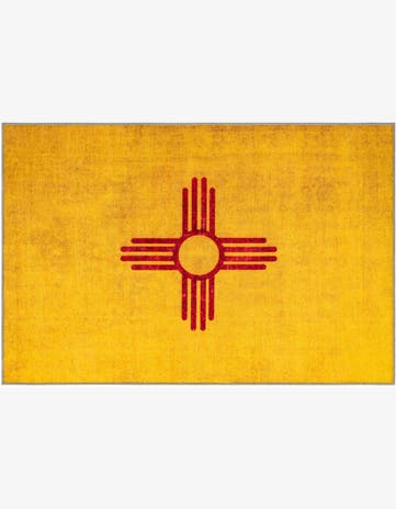 5' x 7' New Mexico The Flag Collection Rug