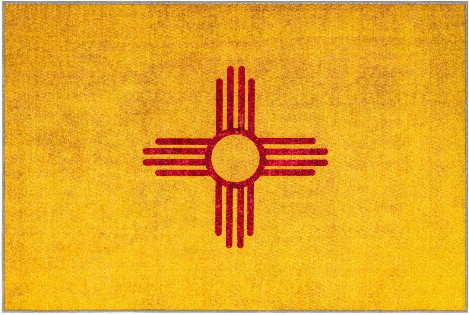 9' x 12' New Mexico The Flag Collection Rug