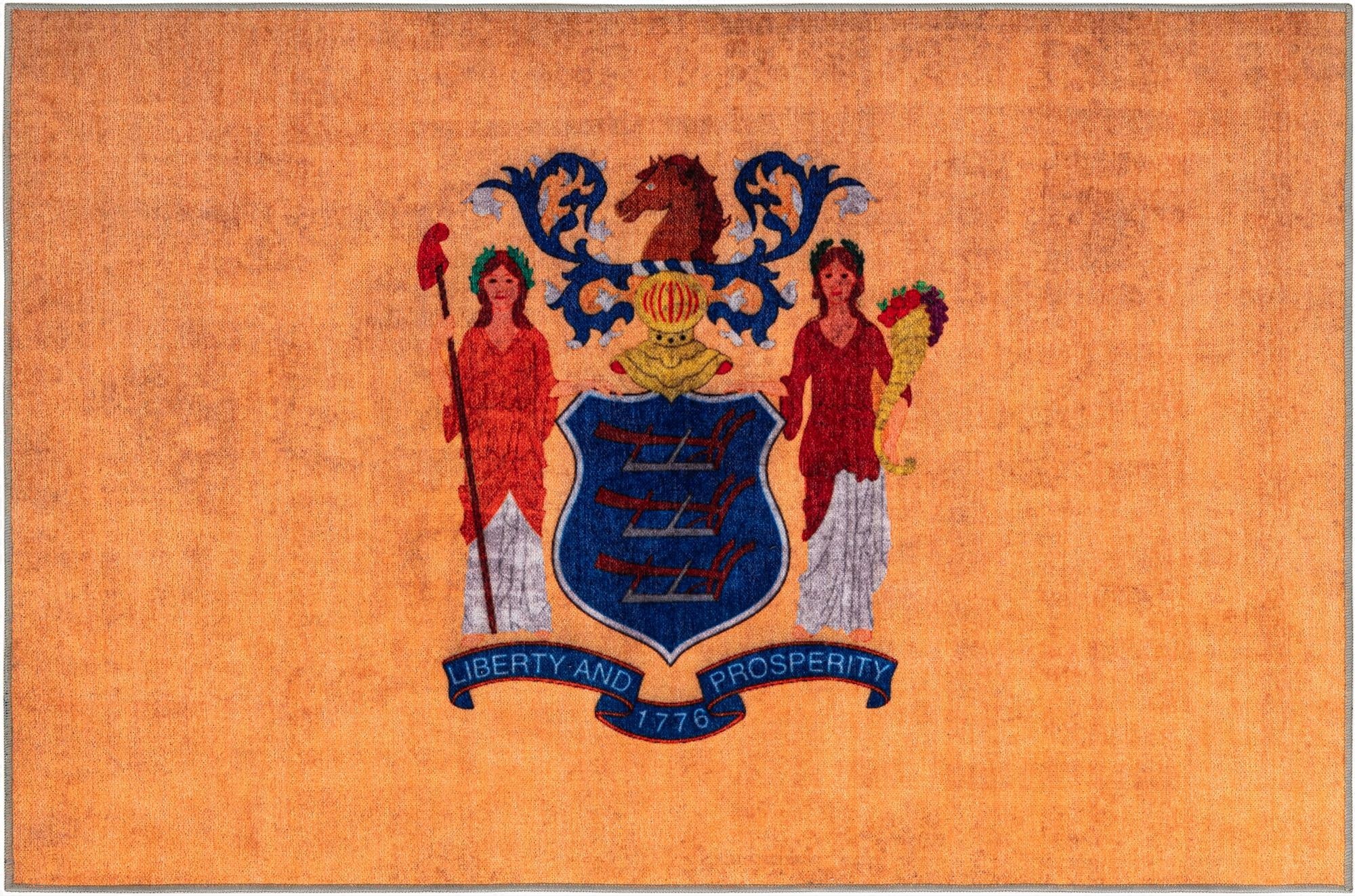 8' x 11' New Jersey The Flag Collection Rug