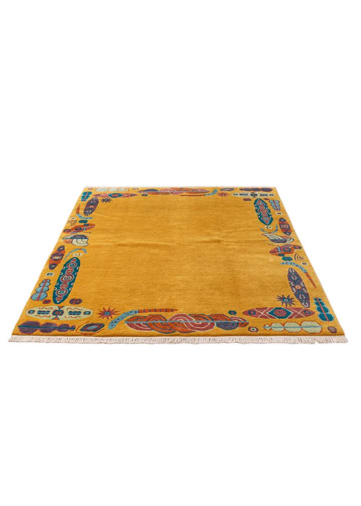 5' 7 x 7' 10 Hand Knotted Tibet Wool Rug