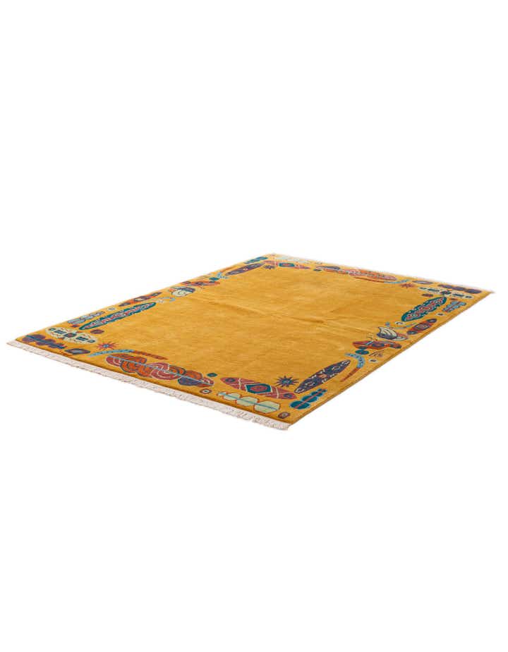 5' 7 x 7' 10 Hand Knotted Tibet Wool Rug