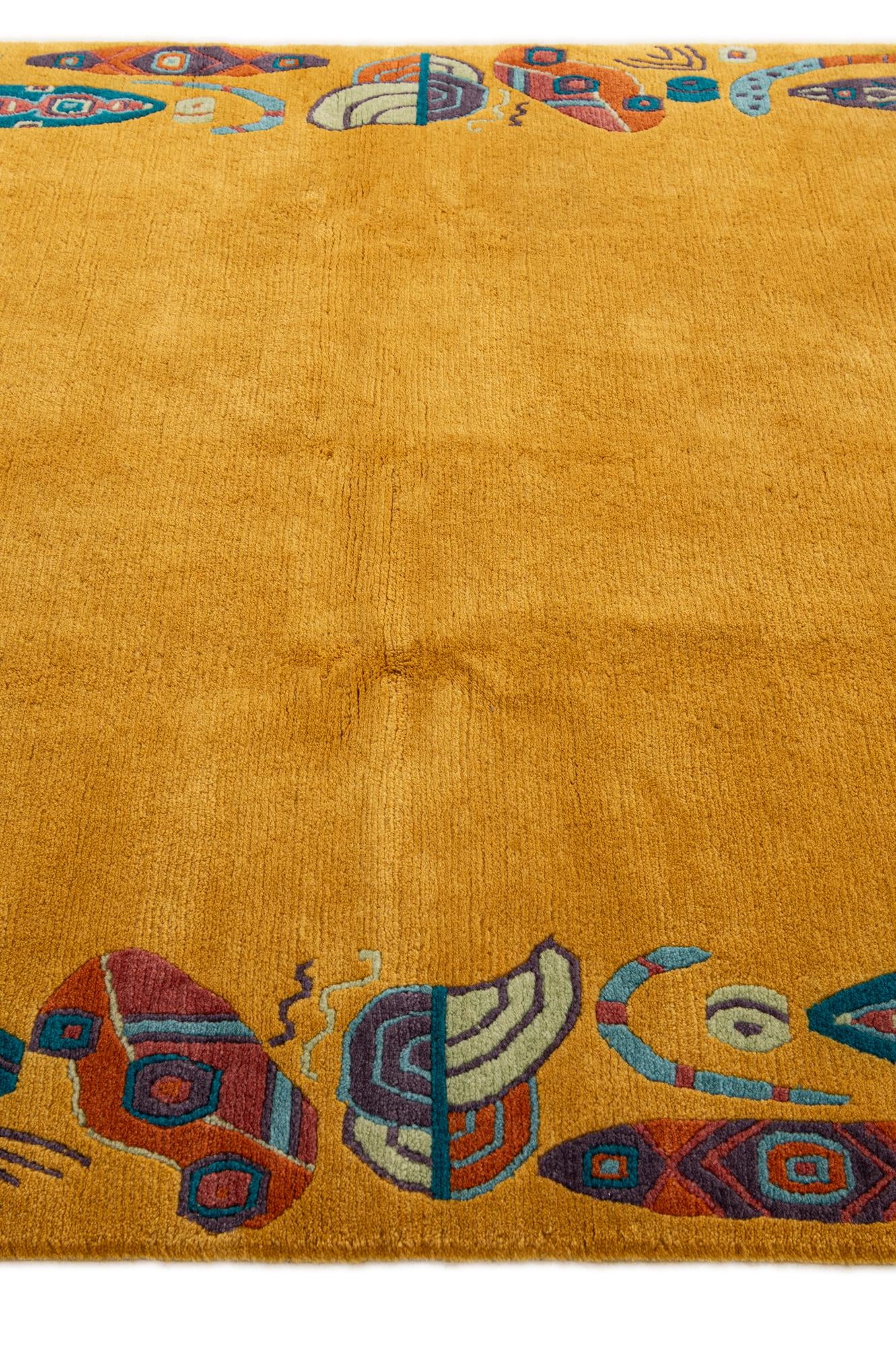 5' 7 x 7' 10 Hand Knotted Tibet Wool Rug