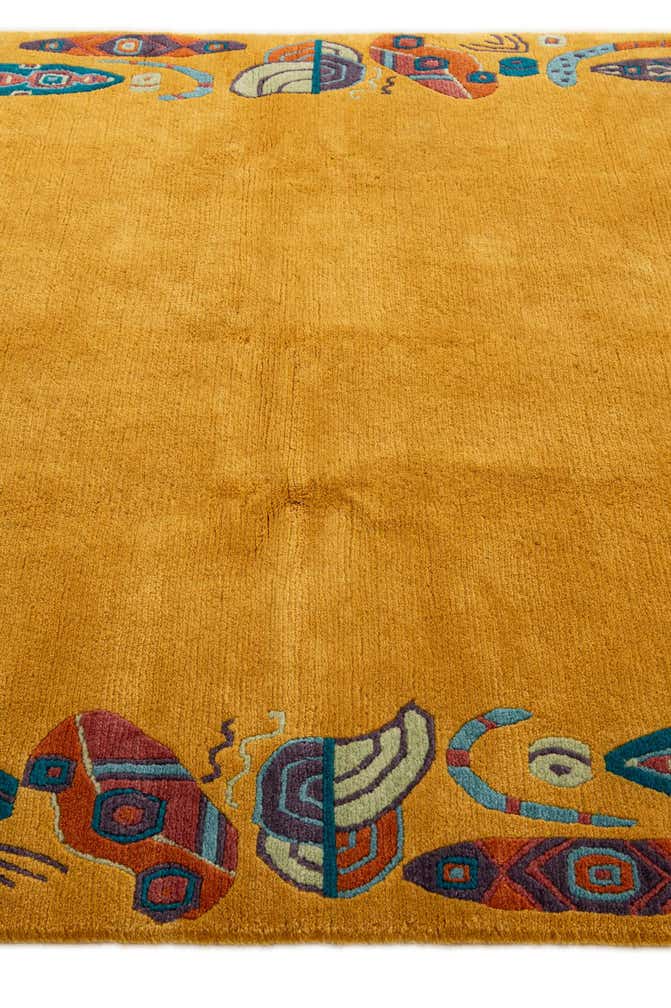 5' 7 x 7' 10 Hand Knotted Tibet Wool Rug