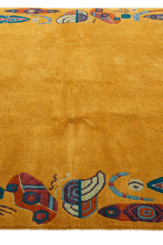 Detail image of 5' 7 x 7' 10 Hand Knotted Tibet Wool Rug