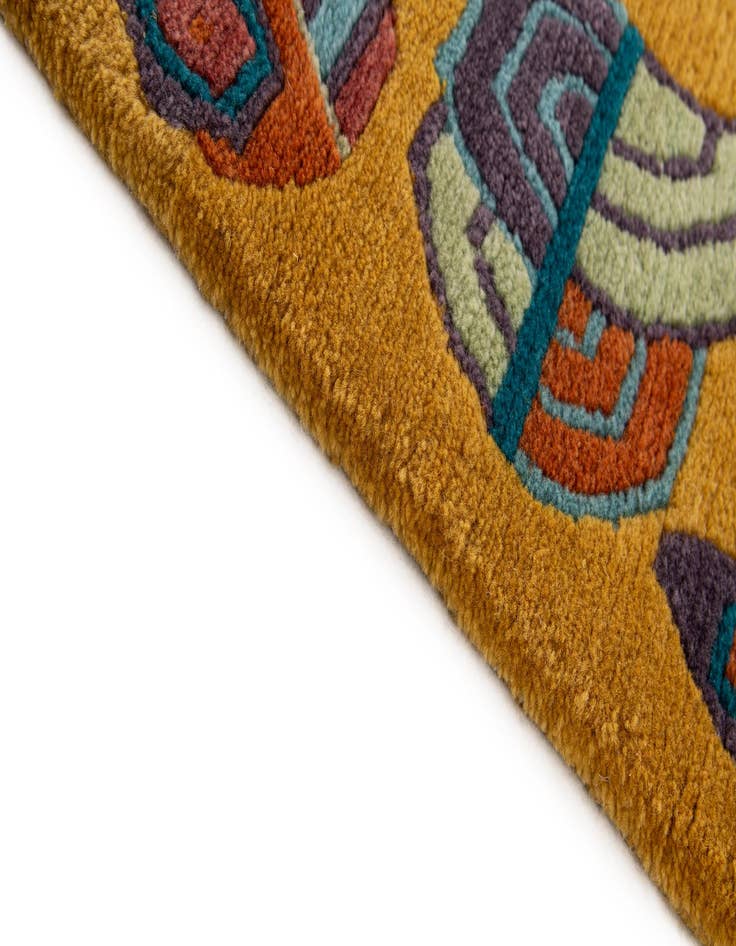 Detail image of 5' 7 x 7' 10 Hand Knotted Tibet Wool Rug