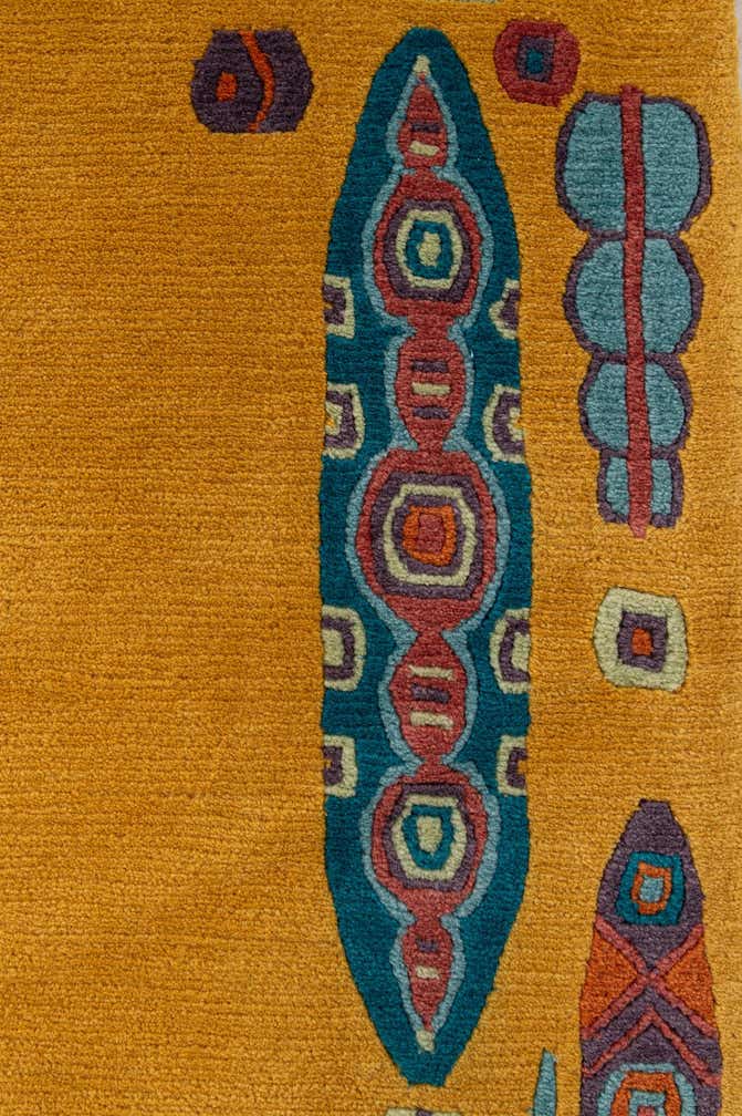 5' 7 x 7' 10 Hand Knotted Tibet Wool Rug