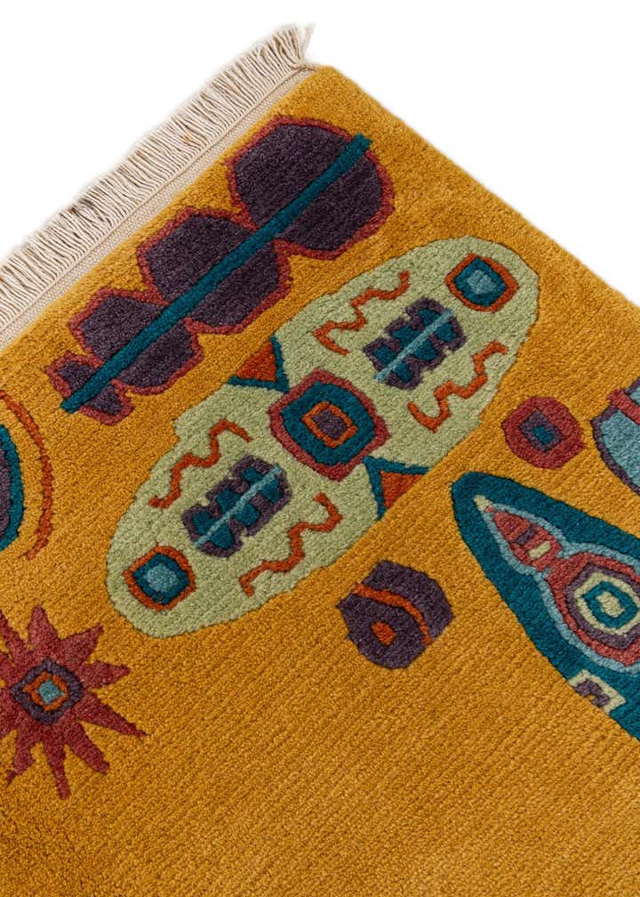 5' 7 x 7' 10 Hand Knotted Tibet Wool Rug