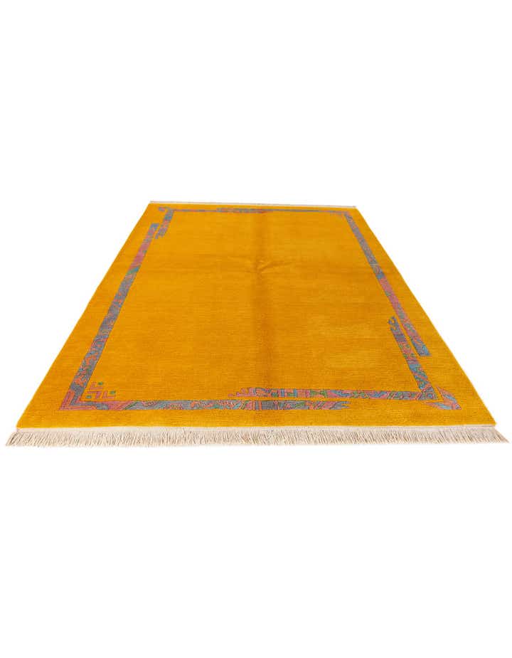 5' 8 x 7' 10 Hand Knotted Tibet Wool Rug