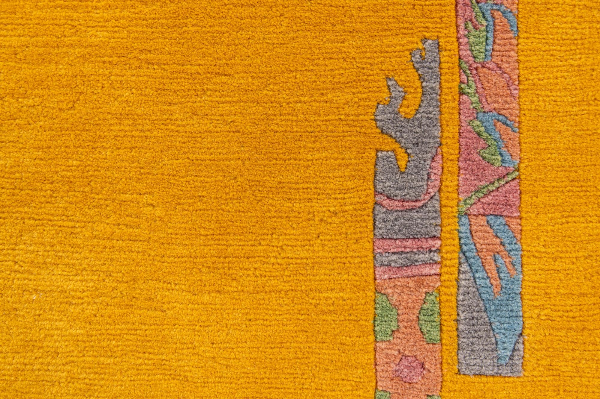 5' 8 x 7' 10 Hand Knotted Tibet Wool Rug