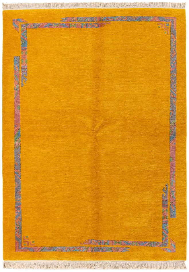 Detail image of 5' 8 x 7' 10 Hand Knotted Tibet Wool Rug