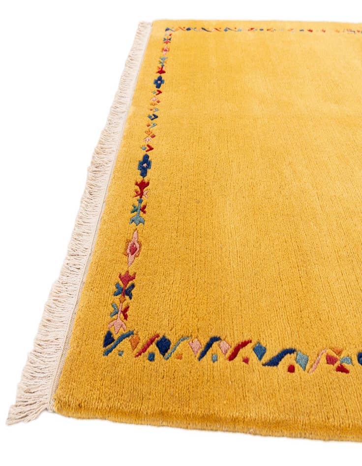 Detail image of 5' 8 x 8' 2 Hand Knotted Tibet Wool Rug