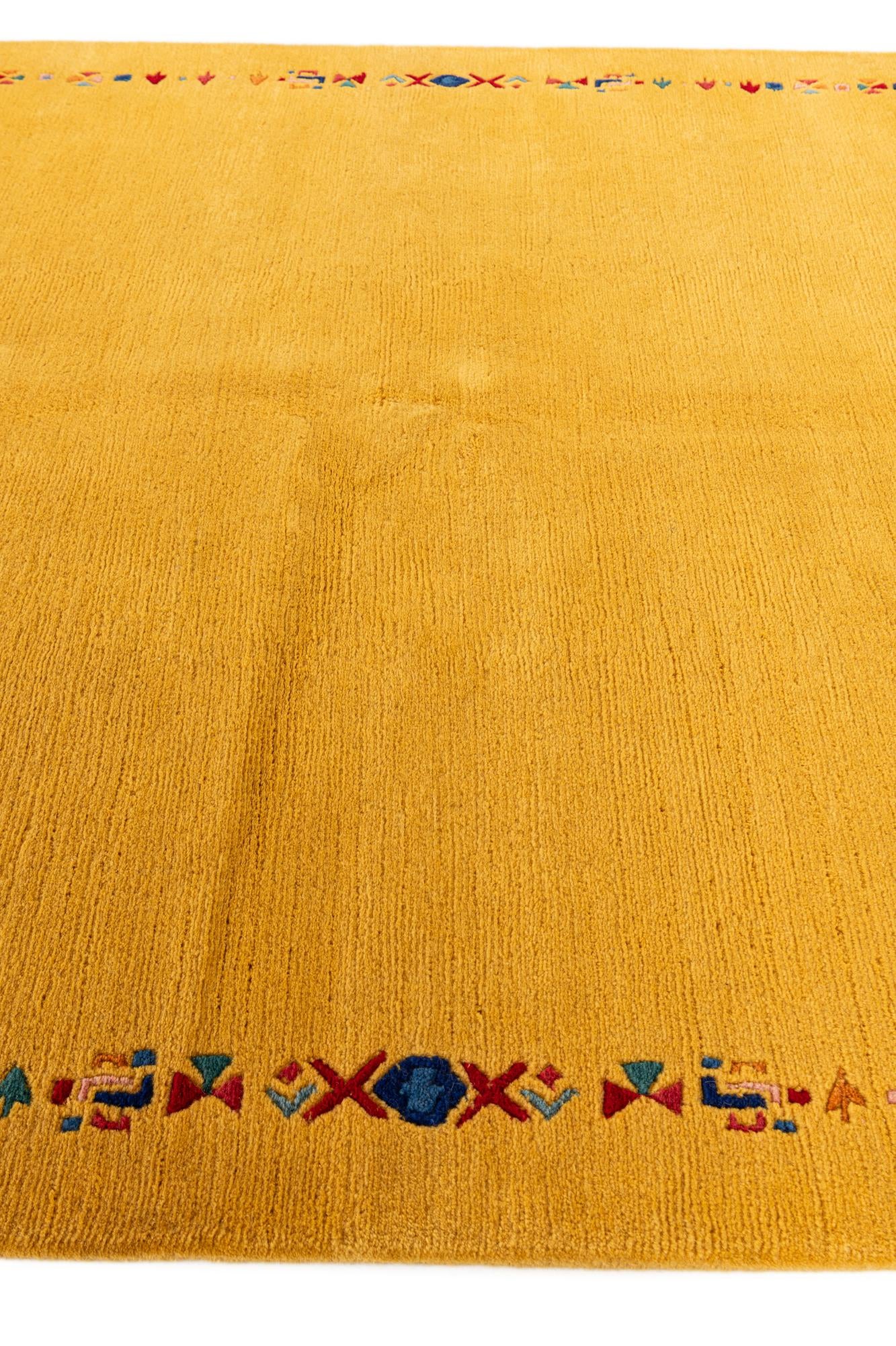 5' 8 x 8' 2 Hand Knotted Tibet Wool Rug