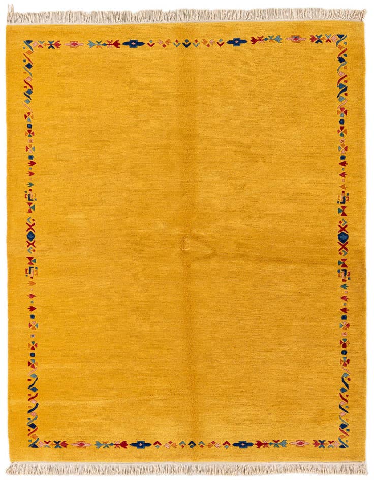 Detail image of 5' 8 x 8' 2 Hand Knotted Tibet Wool Rug