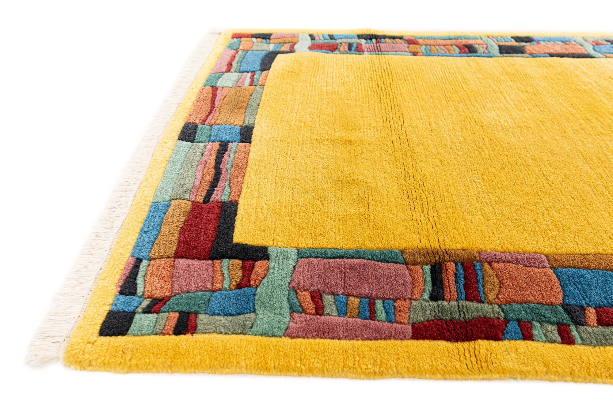3' 1 x 4' 8 Hand Knotted Tibet Wool Rug