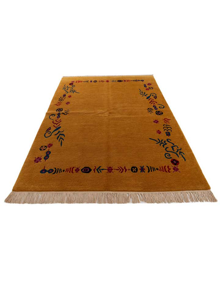 5' 8 x 8' 4 Hand Knotted Tibet Wool Rug