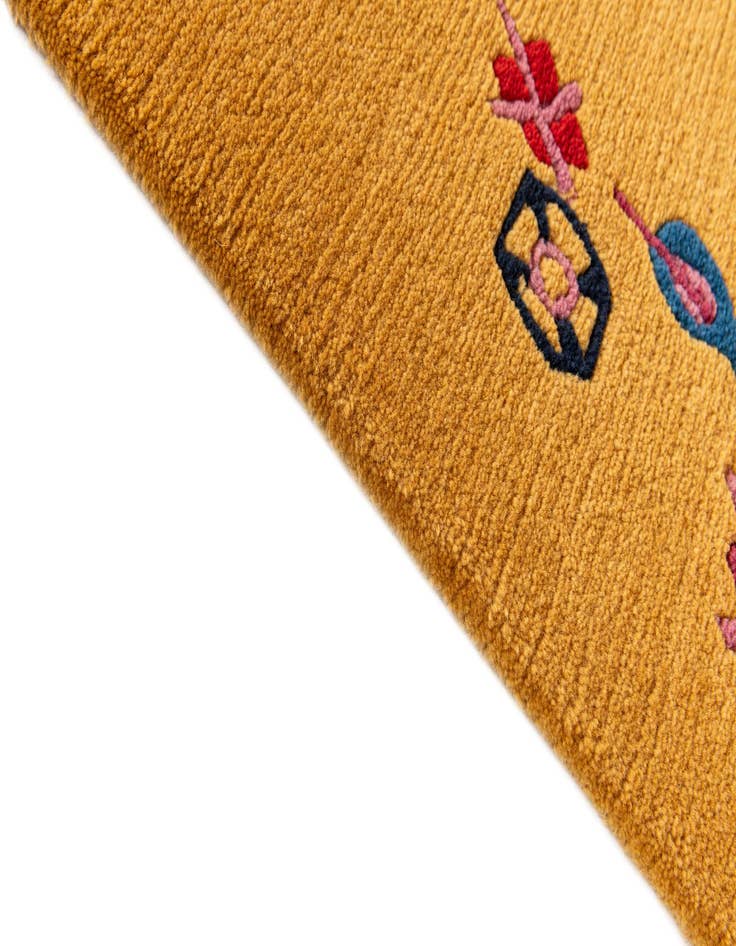 Detail image of 5' 8 x 8' 4  Hand Knotted Tibet Wool Rug