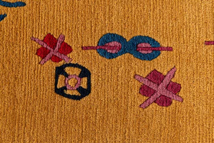 5' 8 x 8' 4 Hand Knotted Tibet Wool Rug