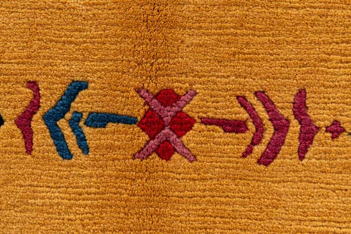 5' 8 x 8' 4 Hand Knotted Tibet Wool Rug