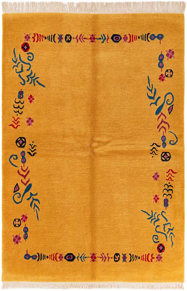 5' 8 x 8' 4 Hand Knotted Tibet Wool Rug
