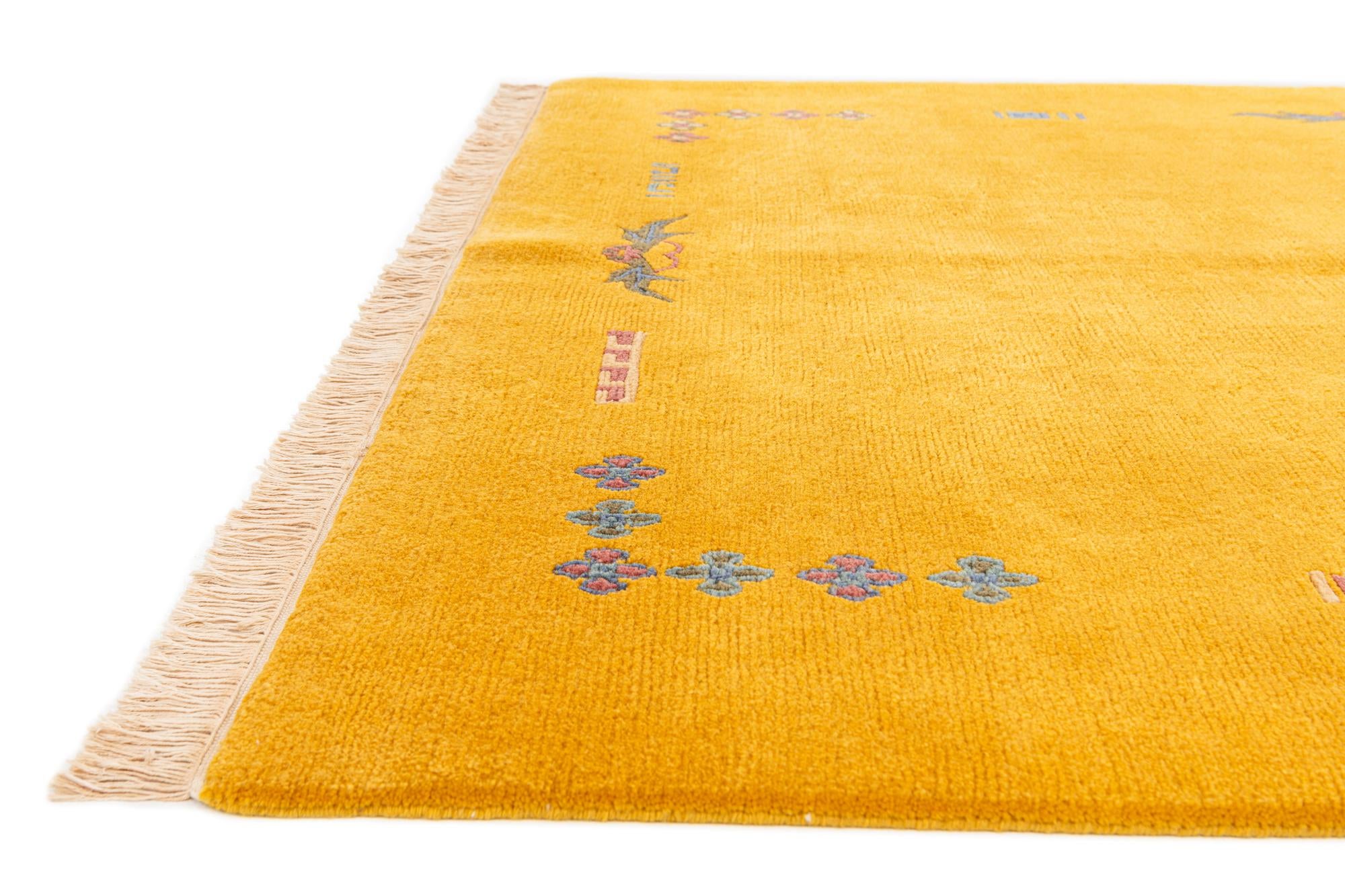 5' 8 x 8' 4 Hand Knotted Tibet Wool Rug