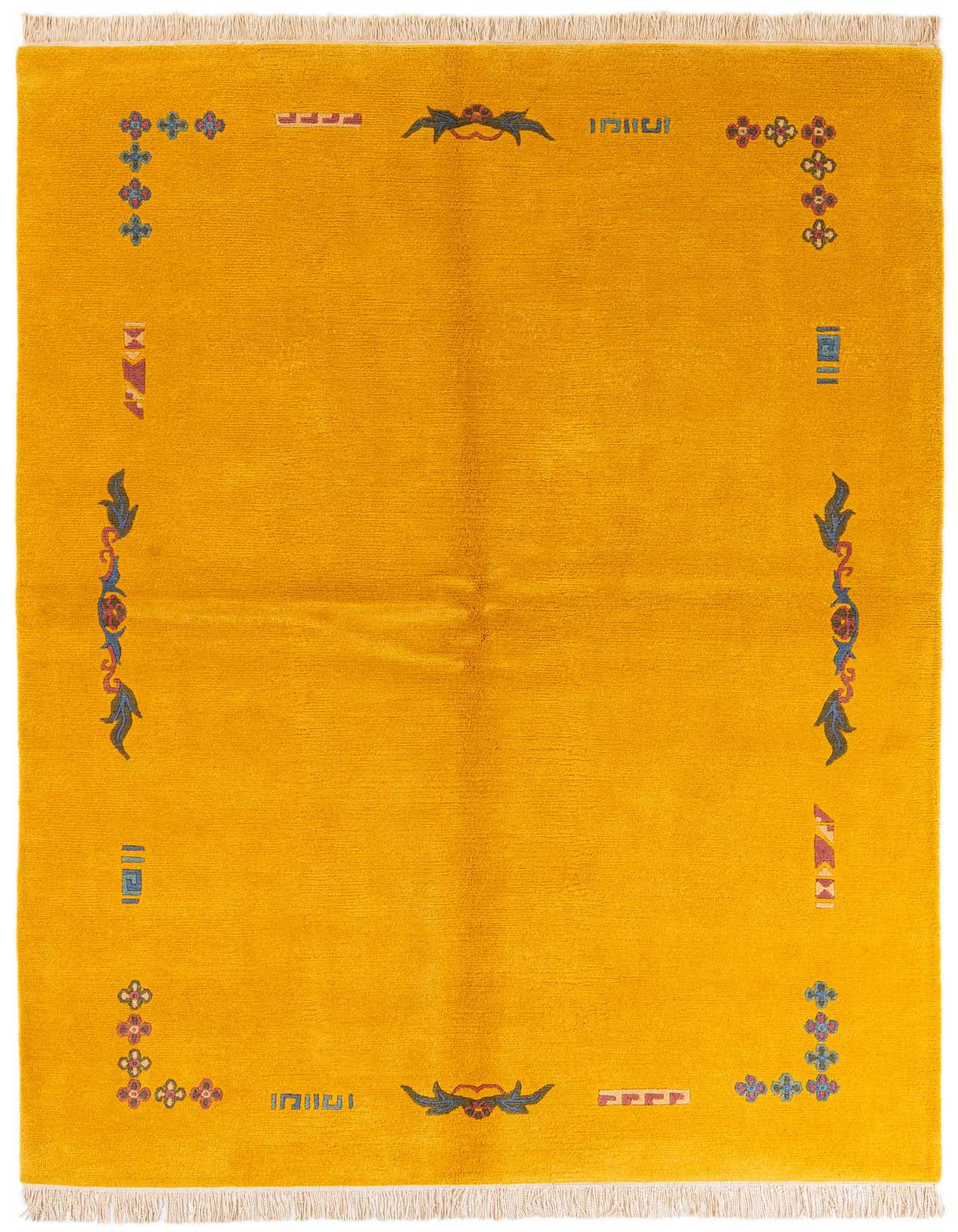 5' 8 x 8' 4 Hand Knotted Tibet Wool Rug