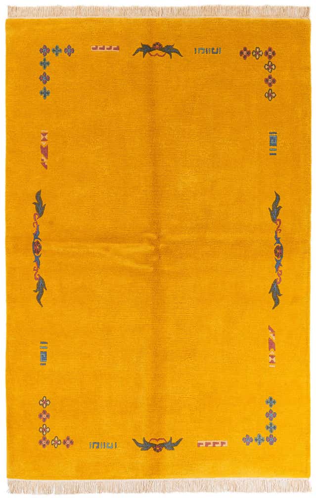 5' 8 x 8' 4 Hand Knotted Tibet Wool Rug