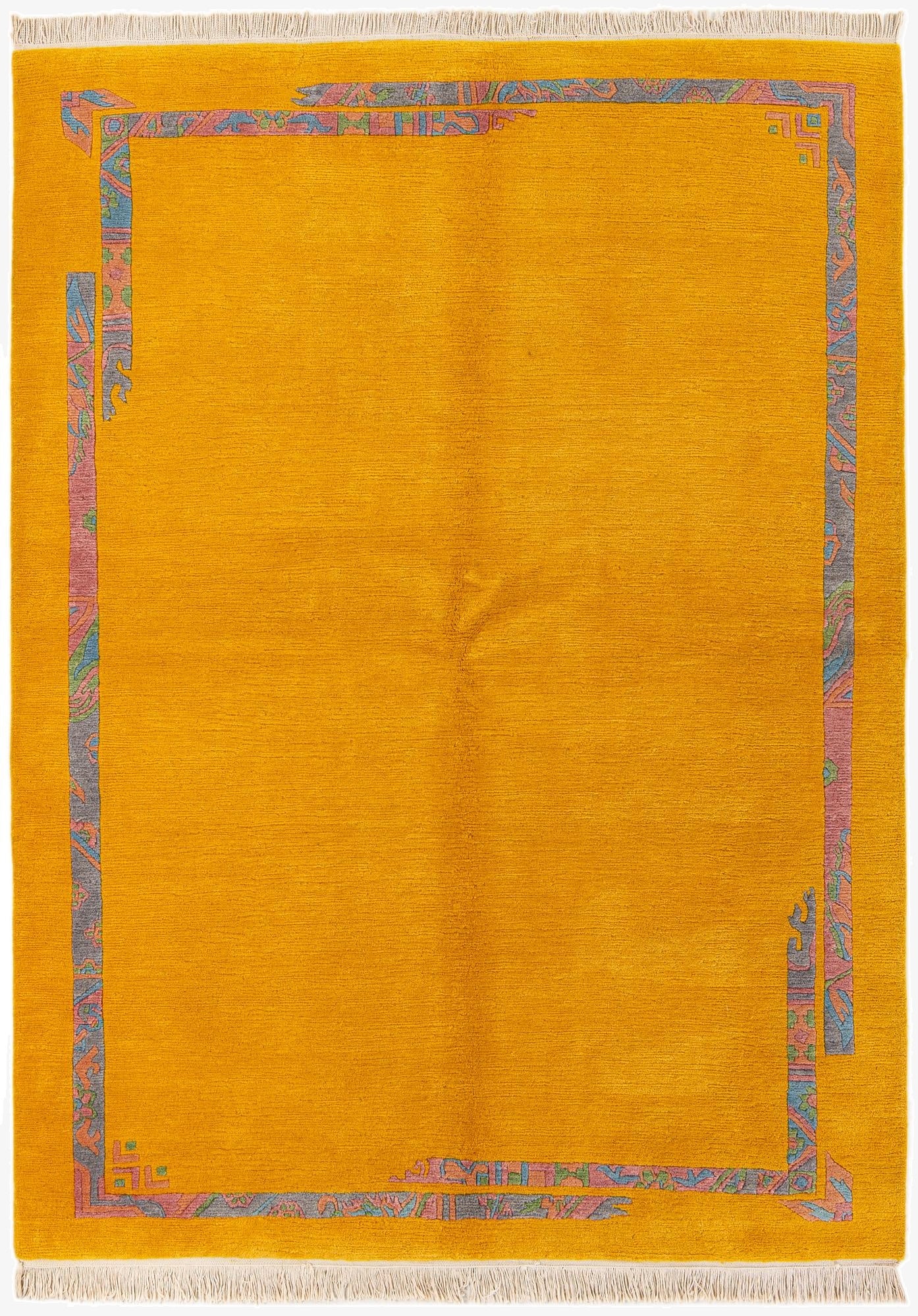 5' 8 x 7' 10  Hand Knotted Tibet Wool Rug