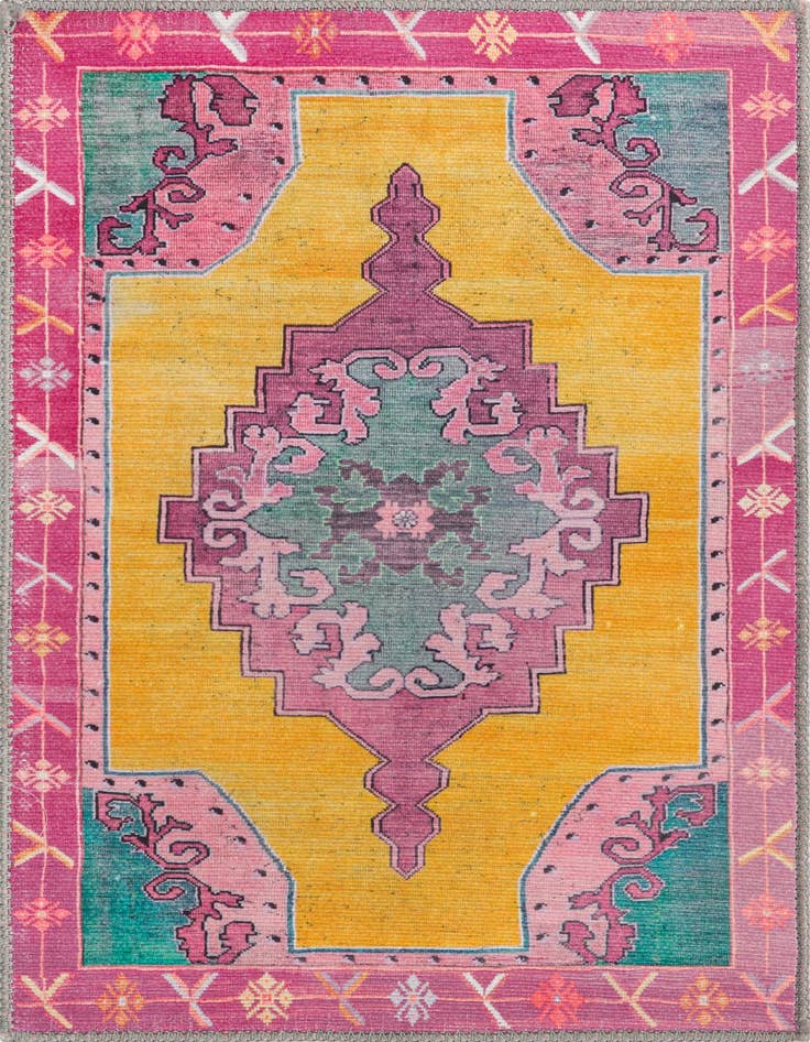Detail image of 2' x 3' Washable Timeless Rug