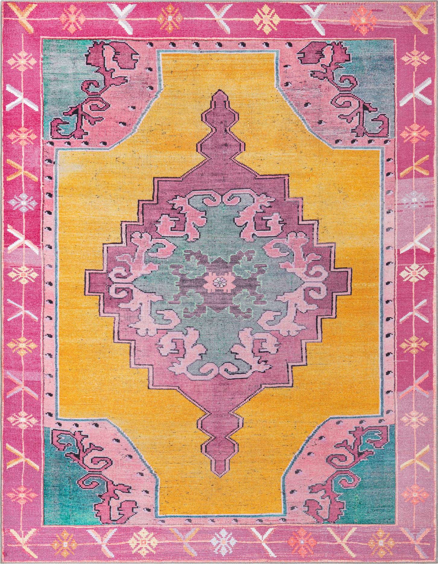7' 6 x 10' 6 Washable Timeless Rug