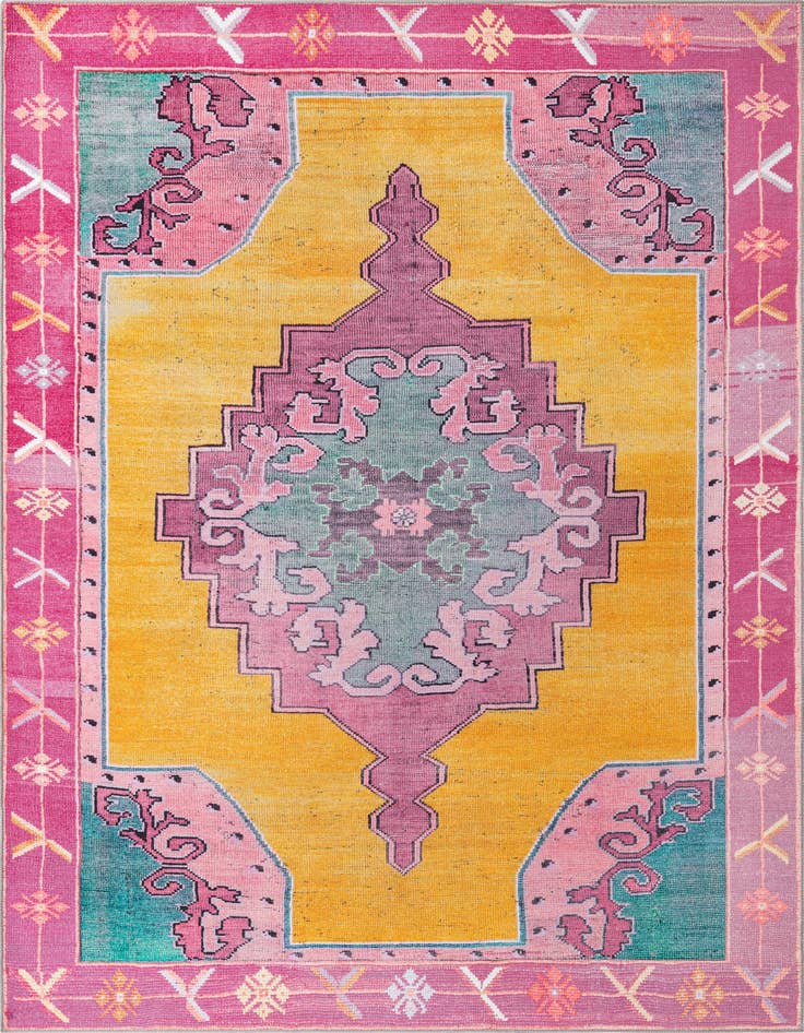 Detail image of 7' 6 x 10' 6 Washable Timeless Rug