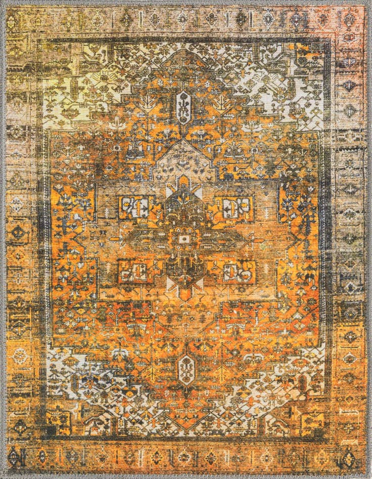 Detail image of 2' x 3' Washable Timeless Rug
