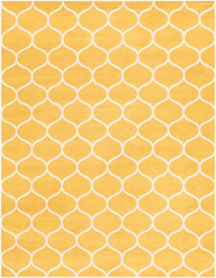 Detail image of 5' 3 x 8' Trellis Frieze Rug