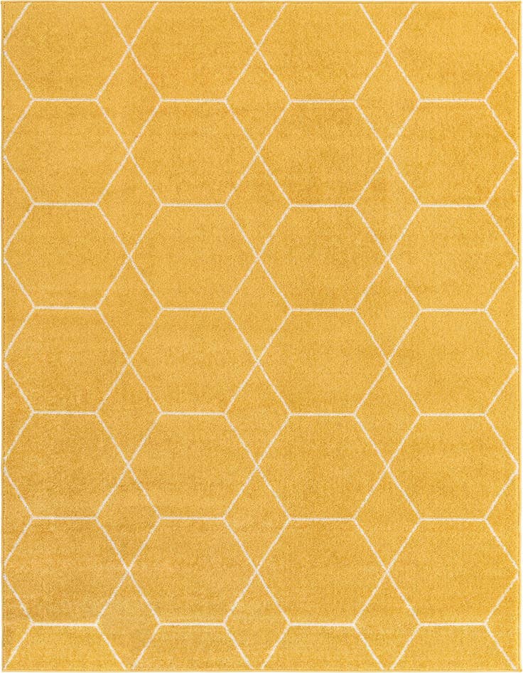 Detail image of 5' 3 x 8' Trellis Frieze Rug