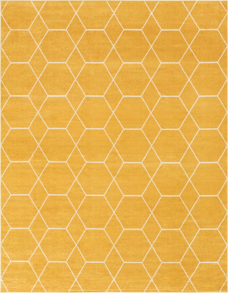 Detail image of 7' 10 x 11' Trellis Frieze Rug