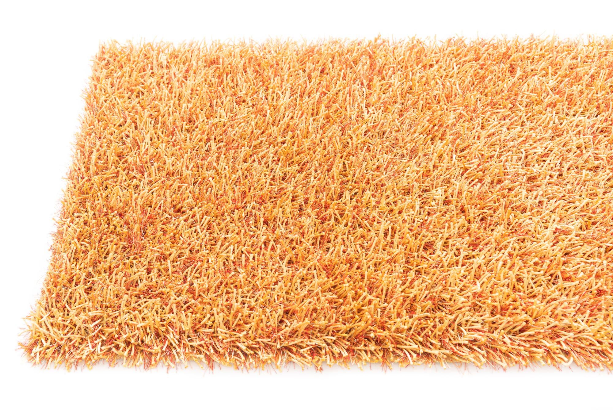 2' 5 x 4' 8 Hand Knotted Two-Tone Shag Oriental Rug