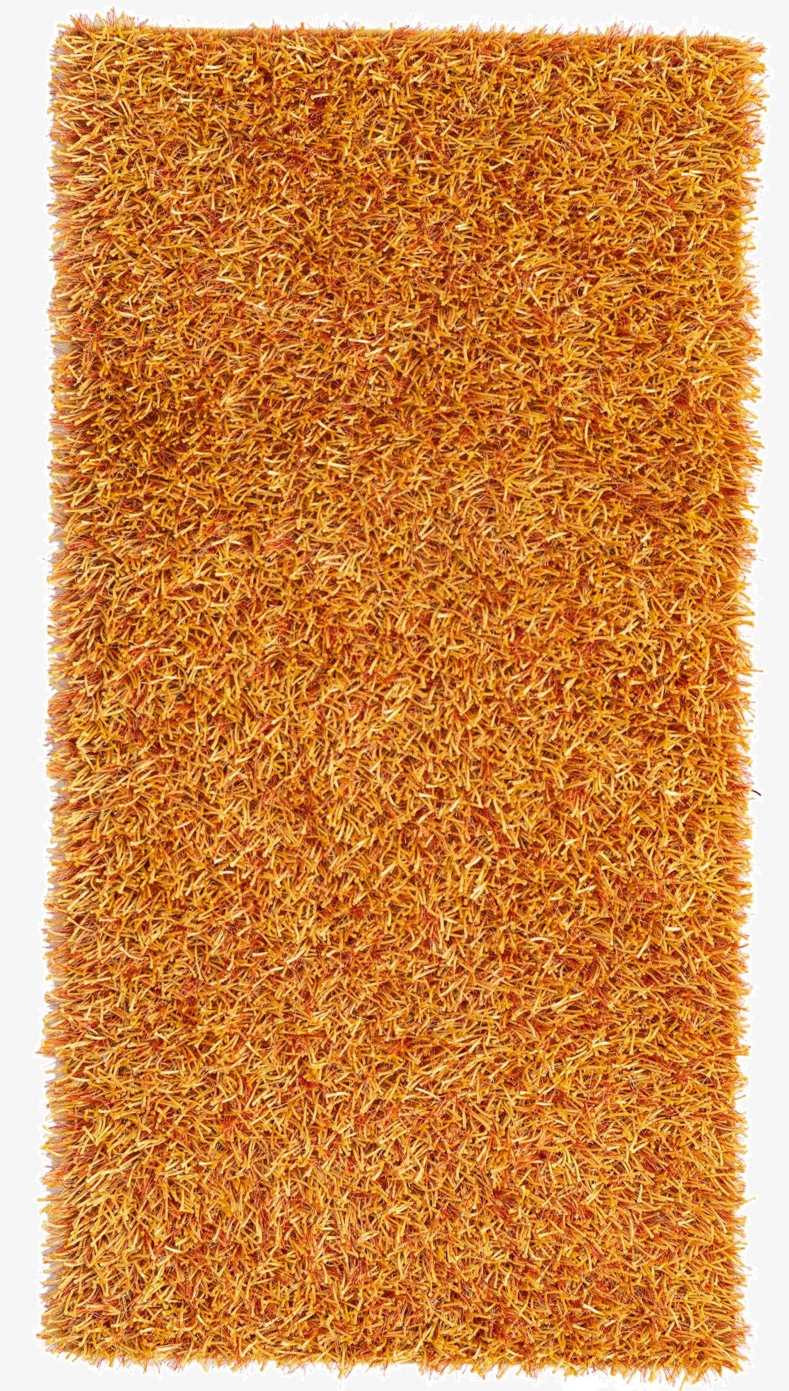 2' 5 x 4' 8  Hand Knotted Two-Tone Shag Oriental Rug