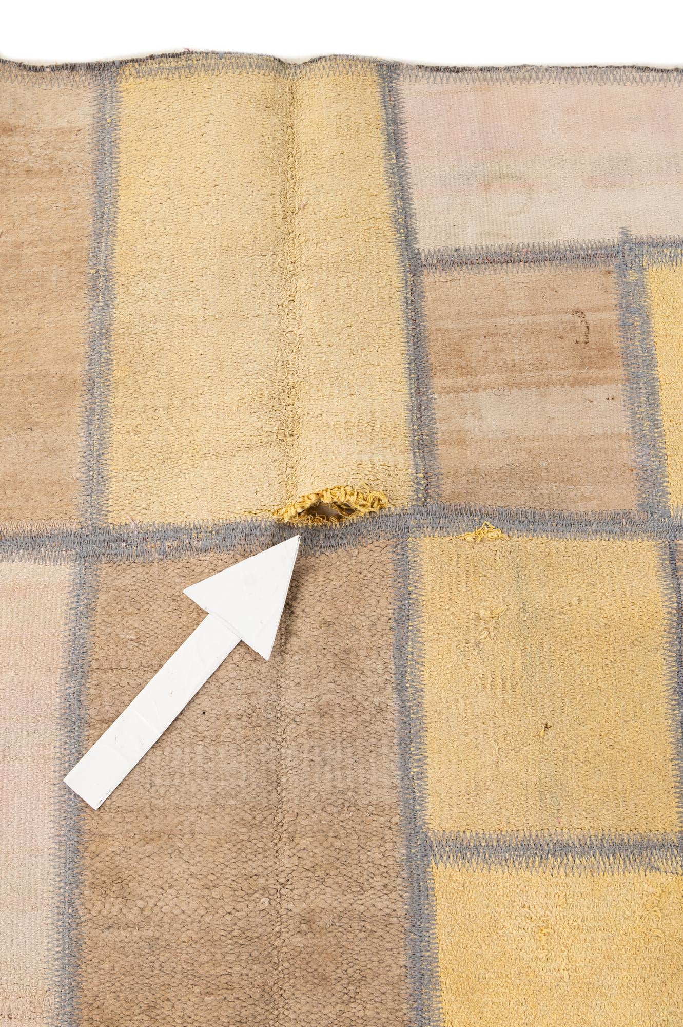 6' 8 x 8' 5 Hand Knotted Ultra Vintage Persian Wool Rug