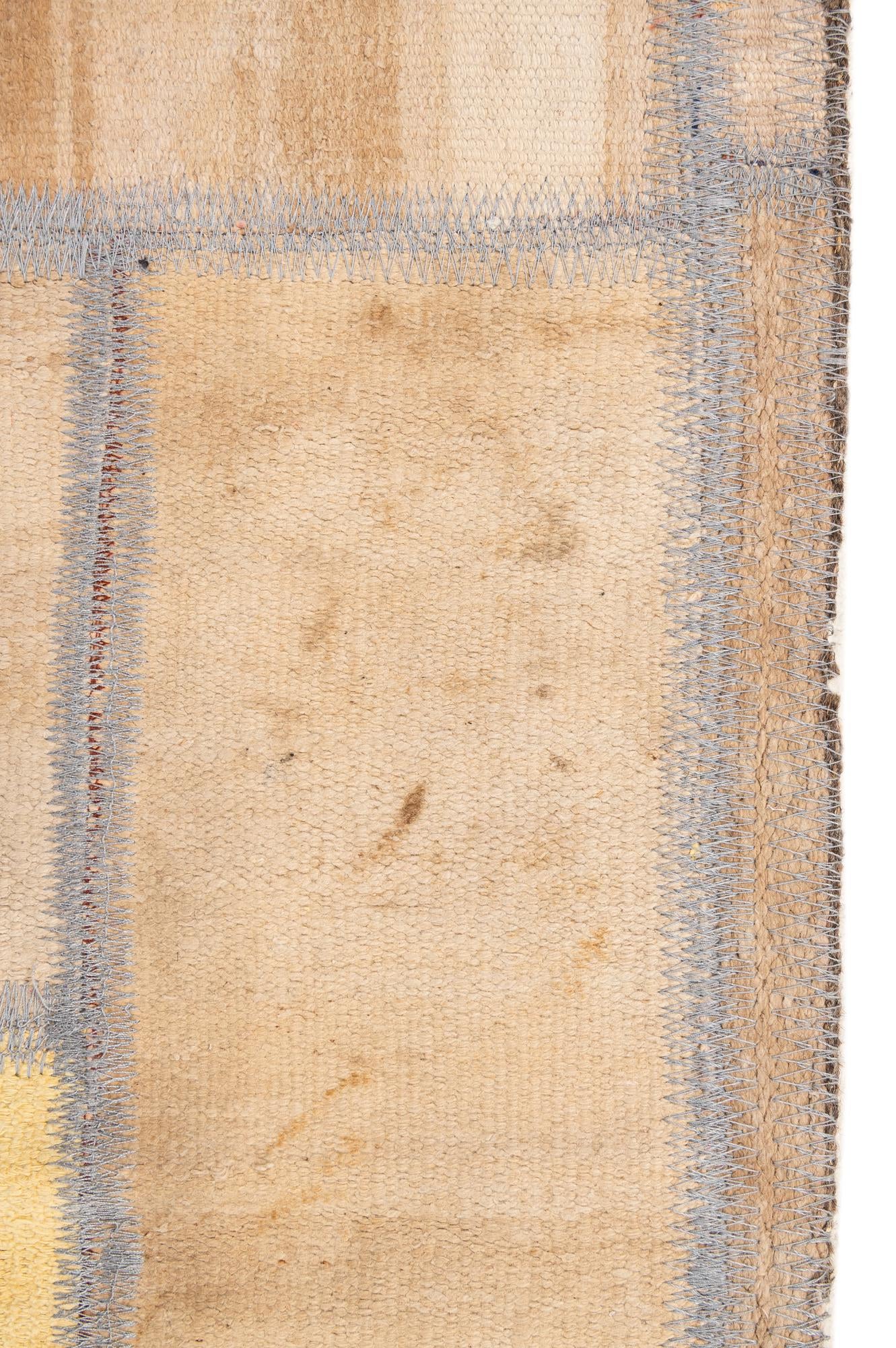 6' 8 x 8' 5 Hand Knotted Ultra Vintage Persian Wool Rug