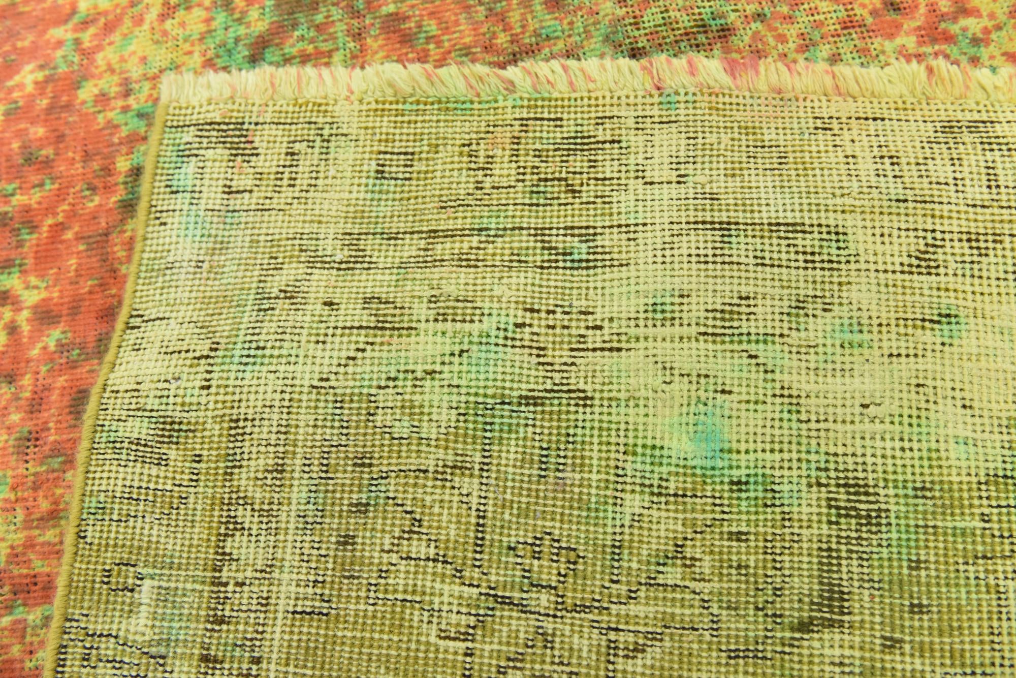 9' x 12' 2 Hand Knotted Ultra Vintage Persian Wool Rug