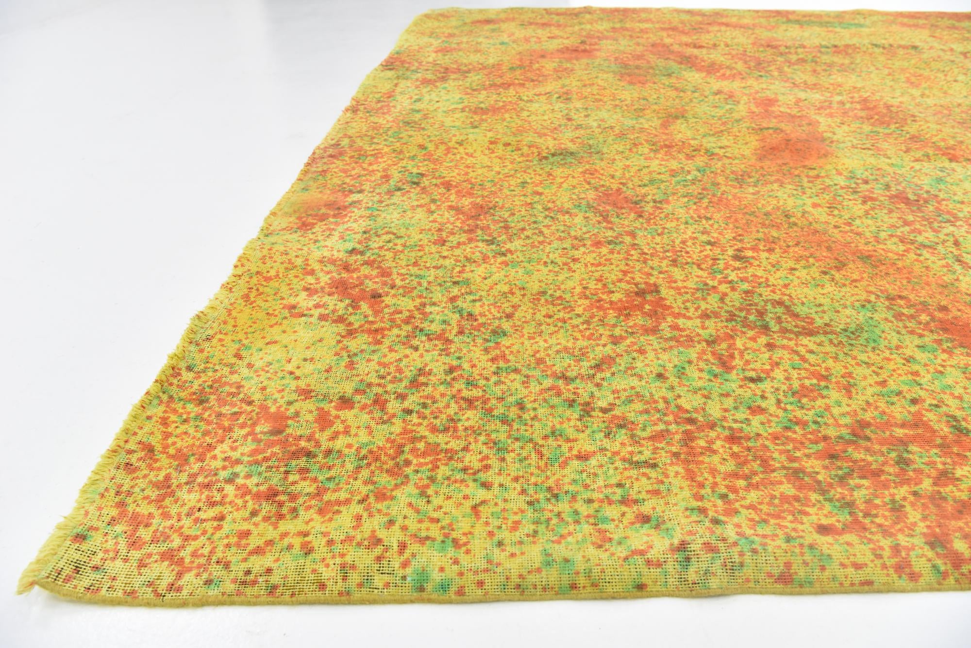 9' x 12' 2 Hand Knotted Ultra Vintage Persian Wool Rug