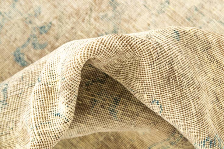 Detail image of 8' 9 x 10' 3 Hand Knotted Ultra Vintage Persian Wool Rug