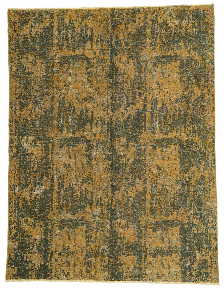 Detail image of 6' 6 x 10' Hand Knotted Ultra Vintage Persian Wool Rug