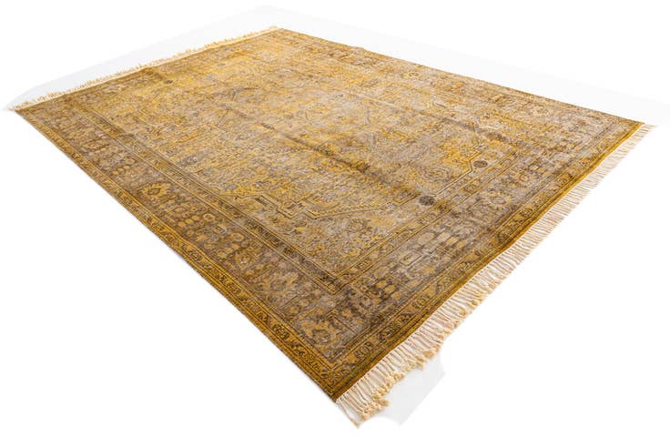 Detail image of 9' 3 x 12' 8 Hand Knotted Ultra Vintage Persian Wool Rug