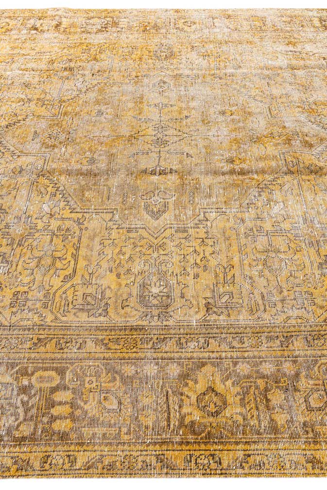 9' 3 x 12' 8 Hand Knotted Ultra Vintage Persian Wool Rug