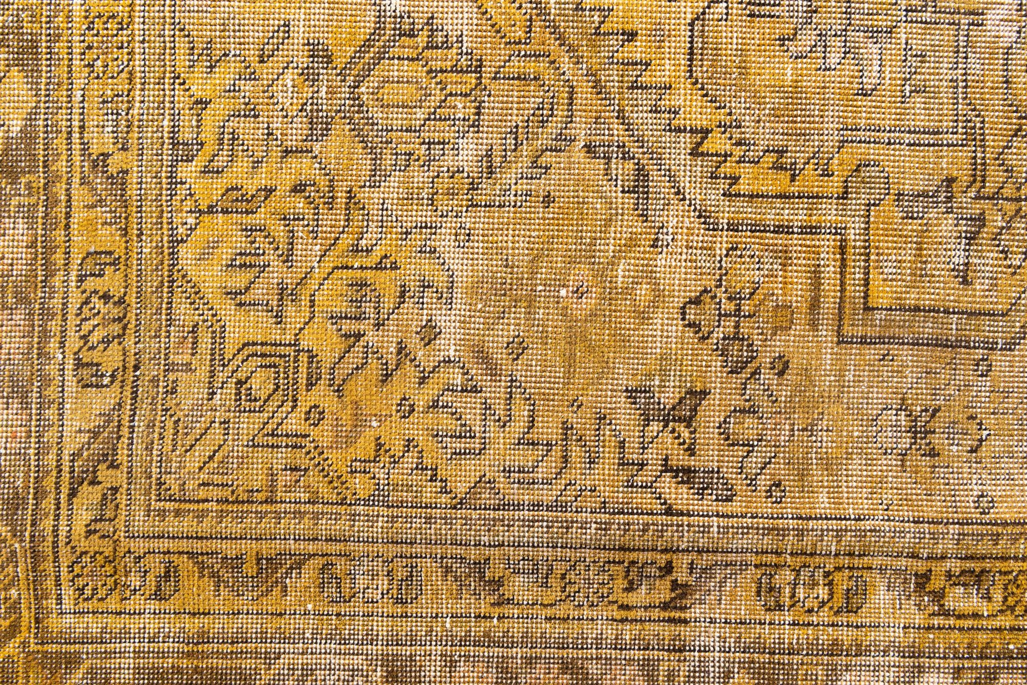 9' 3 x 12' 8 Hand Knotted Ultra Vintage Persian Wool Rug