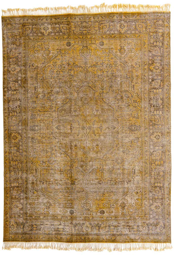 9' 3 x 12' 8 Hand Knotted Ultra Vintage Persian Wool Rug