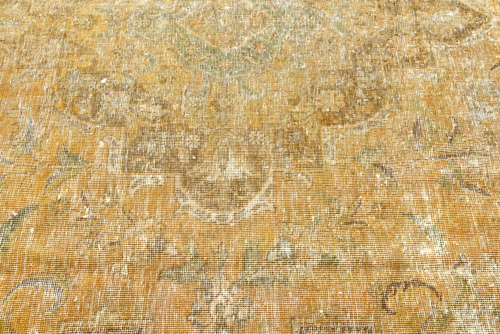 9' x 12' 4 Hand Knotted Ultra Vintage Persian Wool Rug